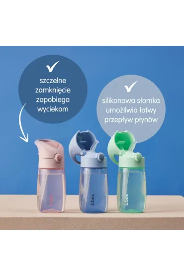 b.box Butelka ze s�omk� Junior Spearmint 380 ml
