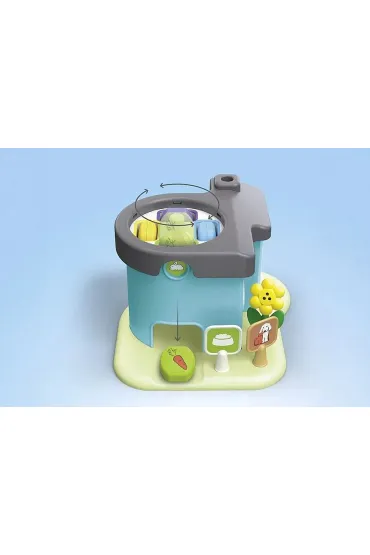 Playmobil Junior Hotel dla zwierz�t z dozownikiem pokarmu 71690