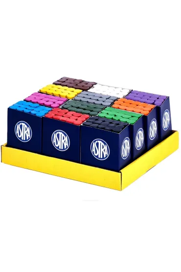 Astra Plastelina - Zestaw uzupe�niaj�cy 12 kolor�w 180 szt.