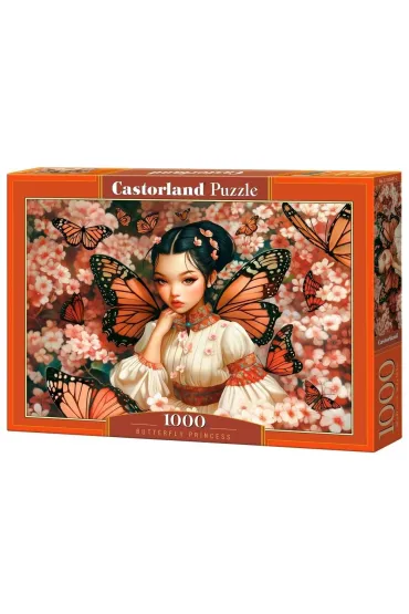 Puzzle 1000 el. Butterfly Princess CASTORLAND C-105441