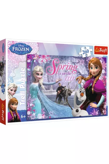 Puzzle 260 el. Mi�o�� w Krainie Lodu. Frozen Trefl