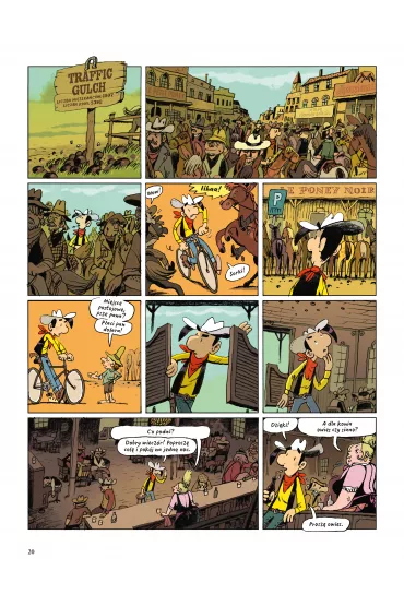 Lucky Luke. Lucky Luke na siode�ku - Mawil