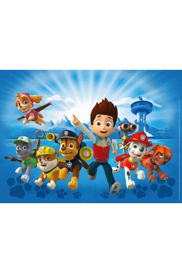 Puzzle 100 el. Psi Patrol Zesp� w akcji Ravensburger