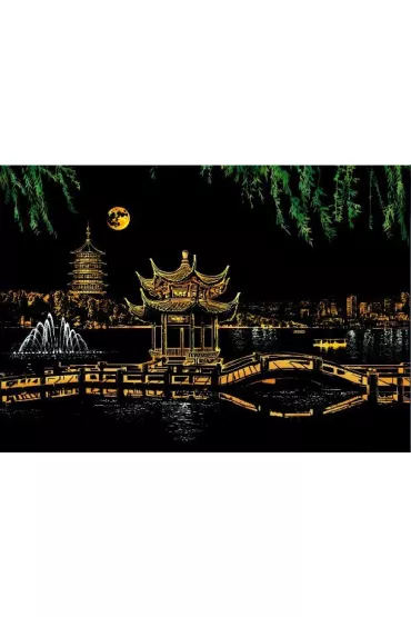 Twoje Hobby West Lake. Magiczna zdrapka - wydrapywanka 40.0 x 28.5 cm