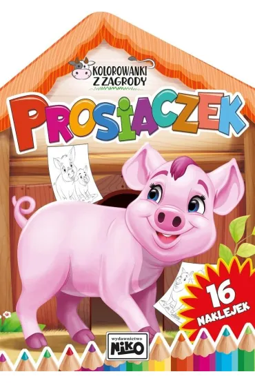Kolorowanki z zagrody. Prosiaczek - Artur Rajch