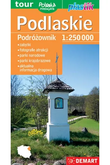 Podlaskie. Podr�ownik mapa turystyczna 1:250 000. Plastik