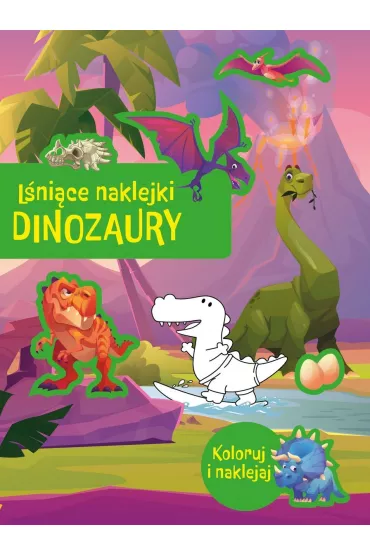 L�ni�ce naklejki. Dinozaury