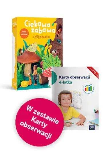 Ciekawa zabawa. 4-latki. Zestaw dla dziecka - Magdalena Ledwo�