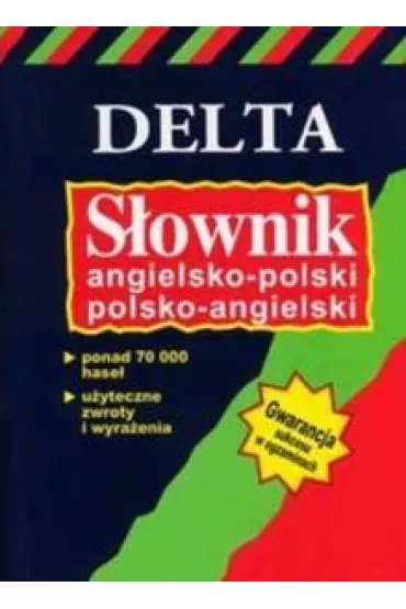 S�ownik angielsko-polski, polsko-angielski DELTA - El�bieta Mizera