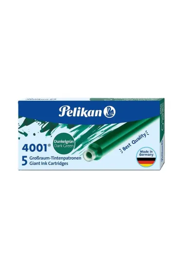 Pelikan Naboje d�ugie GTP/5 zielone 5 szt.