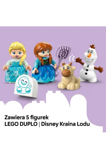 LEGO DUPLO Disney Przyjcie w lodowym zamku Anny i Elzy 10455