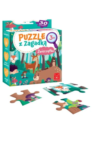Puzzle 30 el. z Zagadk�. Zwierz�tka Kangur