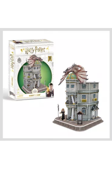 Puzzle 3D 74 el. Bank Gringotta na Pok�tnej Cubic Fun
