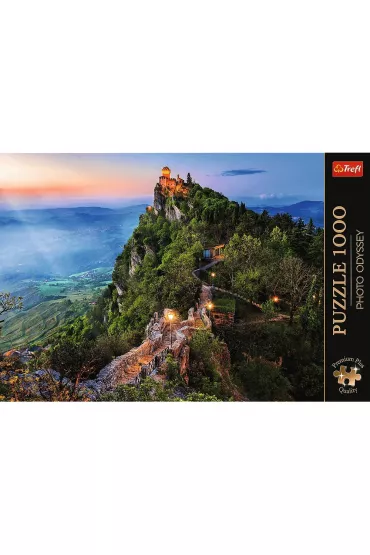 Puzzle 1000 el. Premium Plus Quality Photo Odyssey: Wieża Cesta
