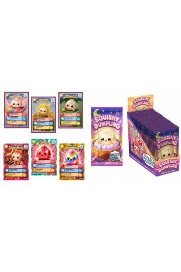 Karty laminowane squishy dumpling MIX