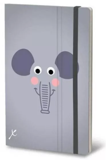 Stifflex Notatnik Elephant 21.0x13.0 cm 192 kartki