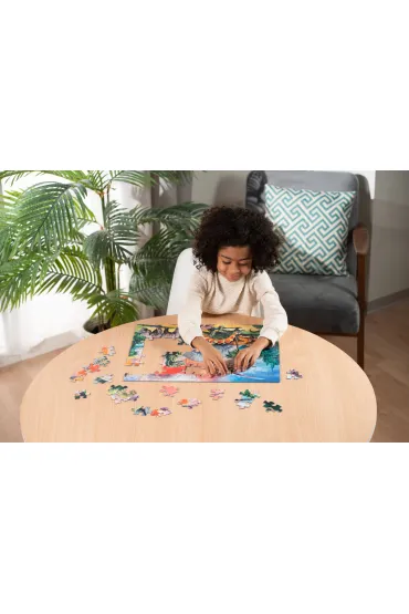 Puzzle 100 el. Po�r�d dinozaur�w Ravensburger