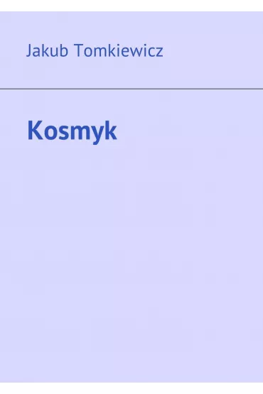 eBook Kosmyk mobi epub - Jakub Tomkiewicz