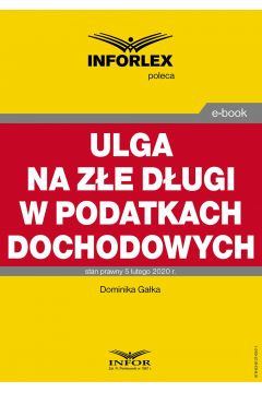 eBook Ulga na ze dugi w podatkach dochodowych pdf