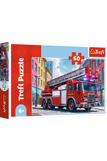 Puzzle 60 el. Maszyny rolnicze - kombajn Trefl