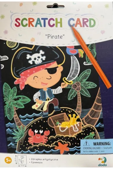 Pakiet Pirata: Jak zosta� piratem? Wyprawa na Karaiby, Wydrapywanka Pirate, Puzzle piankowe 24 el. Zabawne obrazki. Piraci - Pakiety na nagrody