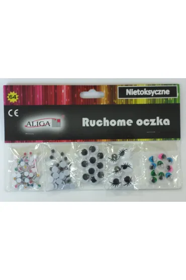 Aliga Ruchome oczka 64 szt