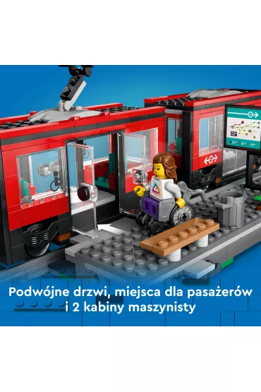 LEGO CITY Tramwaj miejski ze stacj 60423