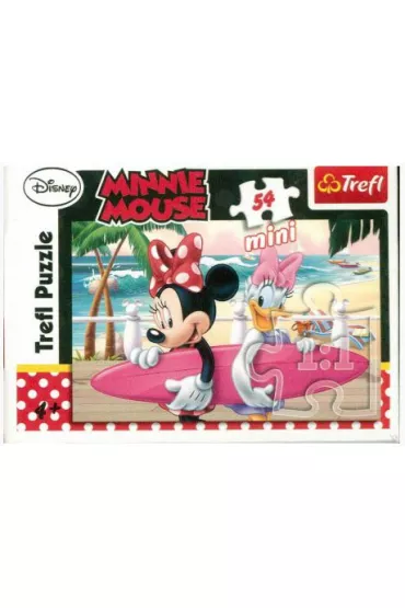 Puzzle mini 54 el. Minnie i Daisy 19475 Trefl