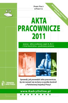 eBook Akta pracownicze 2011 pdf