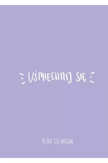 Kartka sk�adana U�miechnij si�