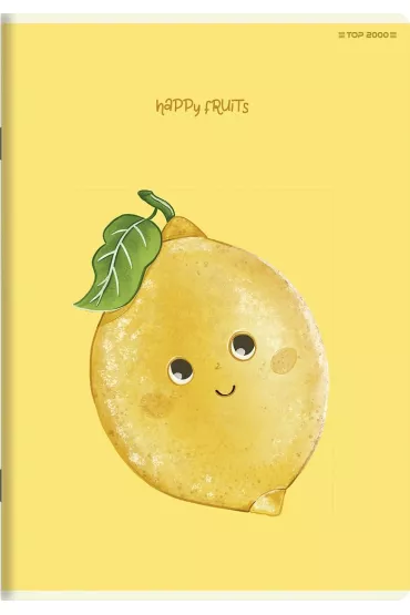 Top-2000 Zeszyt A5 Fruits dwie linie, 70g 16 kartek