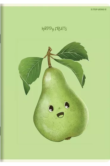 Top-2000 Zeszyt A5 Fruits dwie linie, 70g 16 kartek