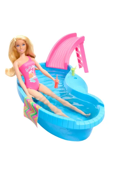 Barbie. Basen z lalk� i akcesoriami Mattel