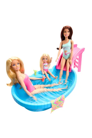 Barbie. Basen z lalk� i akcesoriami Mattel