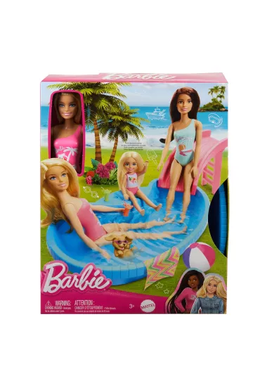 Barbie. Basen z lalk� i akcesoriami Mattel