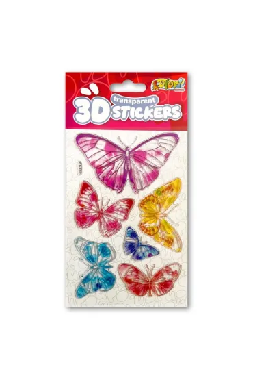 Penmate Naklejki 3D Transparent Six Butterflies