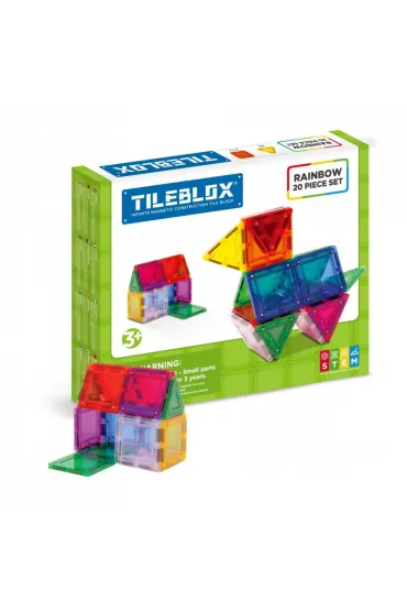 Tileblox zestaw t�czowy 20el