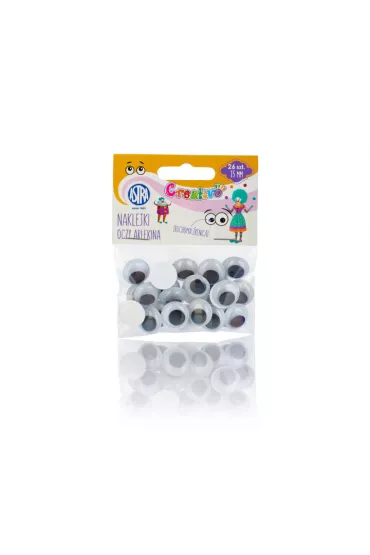 Astra Oczy samoprzylepne - oczy arlekina 15 mm