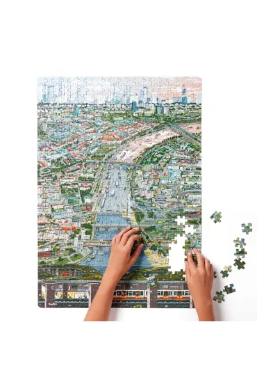 Puzzle Puzzlove CzuCzu 500 el. Miasto Warszawa Bright Junior Media
