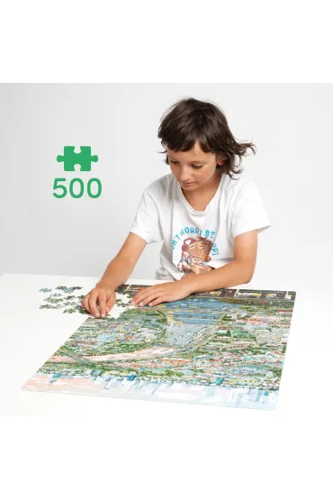 Puzzle Puzzlove CzuCzu 500 el. Miasto Warszawa Bright Junior Media
