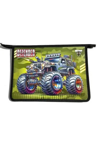 Fresh Teczka-torba A4+ zapinana na zamek Monster Truck