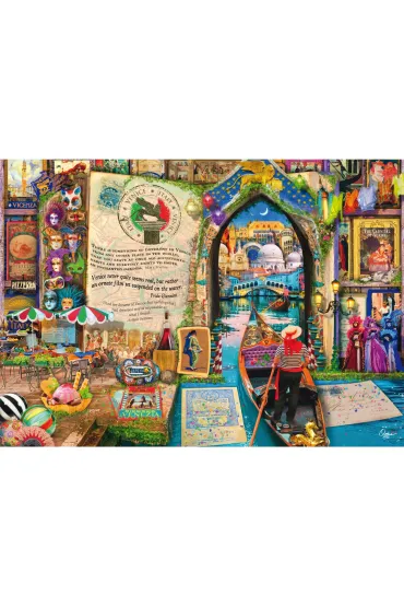Puzzle PQ 1000 el. Wspomnienia z Wenecji / W�ochy Schmidt - Stewart  Aimee
