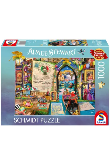 Puzzle PQ 1000 el. Wspomnienia z Wenecji / W�ochy Schmidt - Stewart  Aimee
