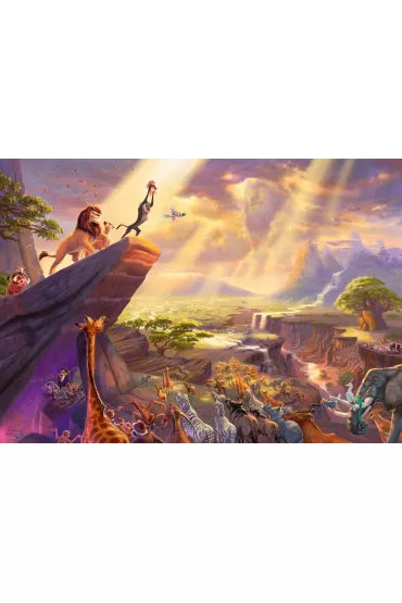 Puzzle 1000 el. Kr�l Lew Schmidt - Thomas  Kinkade