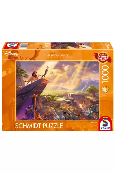 Puzzle 1000 el. Kr�l Lew Schmidt - Thomas  Kinkade
