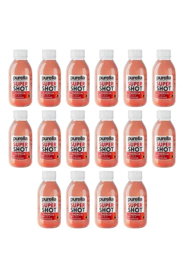 Purella Super Shot Energia imbir + guarana zestaw 16 x 100 ml