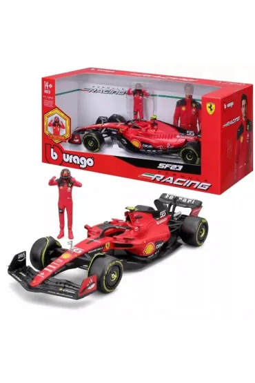 Bburago Model 1:24 Ferrari SF-23 figurka Carlos Sainz 18-26809_55