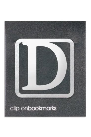 If Metalowa zak�adka - Litera D Clip-on