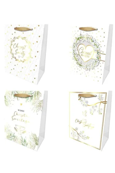 Kukartka Torebka ozdobna QPL chrzest �wi�ty (26x32,3x12,5cm) mix