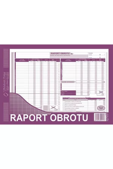 Michalczyk i Prokop Raport obrotu 413-1